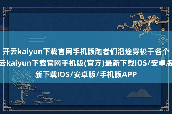 开云kaiyun下载官网手机版跑者们沿途穿梭于各个主题园区-开云kaiyun下载官网手机版(官方)最新下载IOS/安卓版/手机版APP